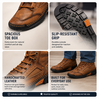 Men’s Comfort Leather Boots
