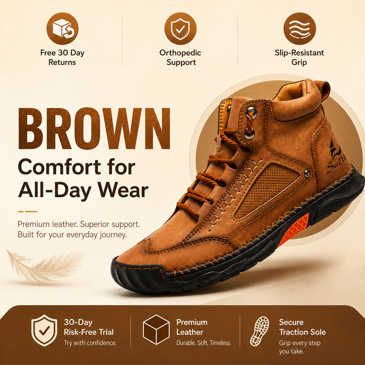 Men’s Comfort Leather Boots
