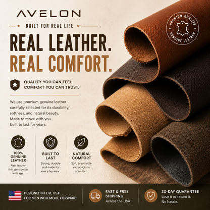 Men’s Comfort Leather Boots