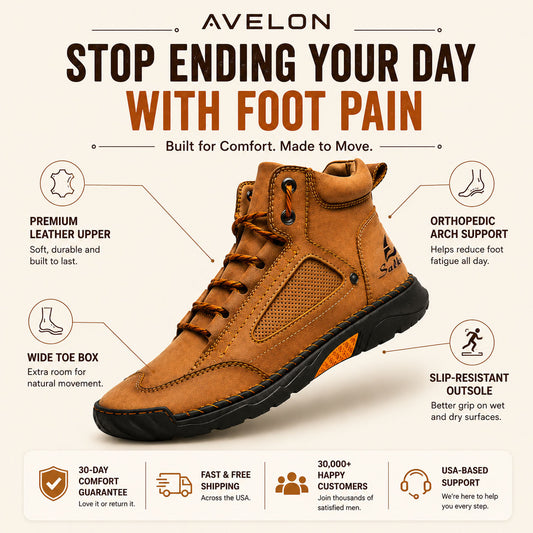 Men’s Comfort Leather Boots